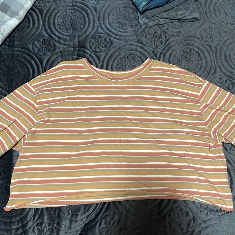 Multi colored crop top